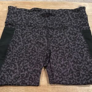 NWOT Marissa Olivia Spandex Animal Print Leggings Athleisure 90’s Y2k 3X